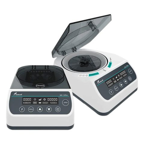 Centrifuga de Alta Velocidad MC-12Pro 12000 RPM Hematocrito, Tubos Tipo Eppendorf, Tres Rotores Incluidos