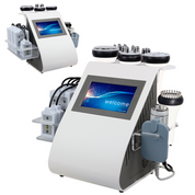 Maquina cavitación 40k   9 en 1  + Lipoláser + electroestimulación + Rf + Vacuum