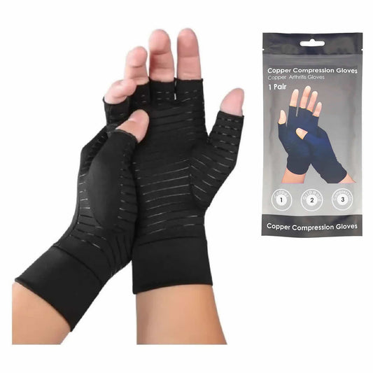 Guantes Cobre Compresión Artritis Tendinitis Túnel Carpiano