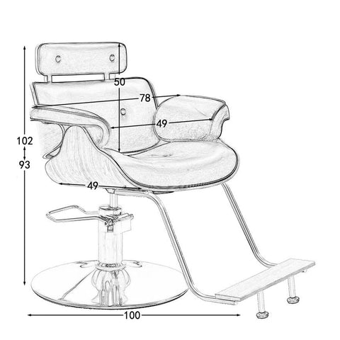 Sillón Silla Peluquería Barberia Hidráulico Prestige