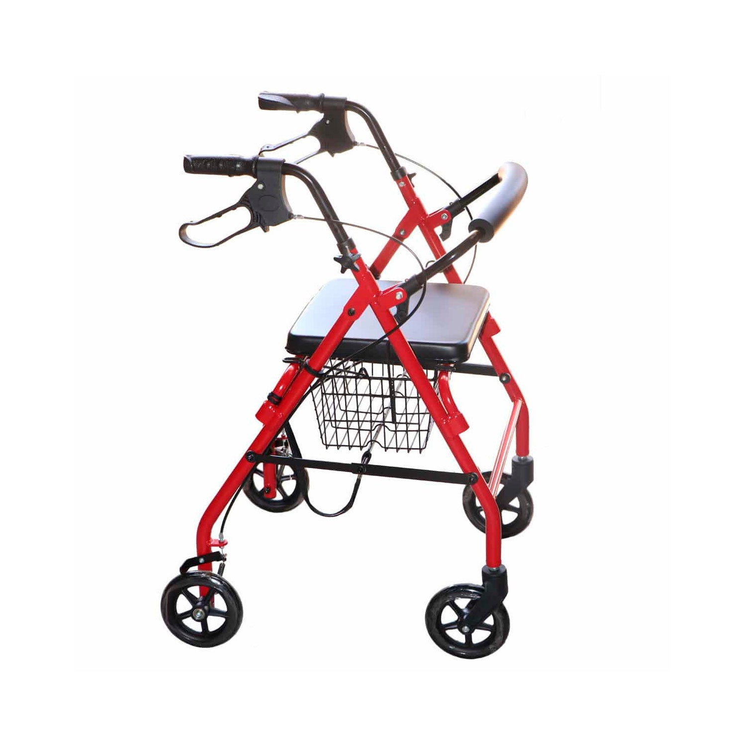 Andador Adulto Ortopédico Plegable C/ruedas Frenos Asiento