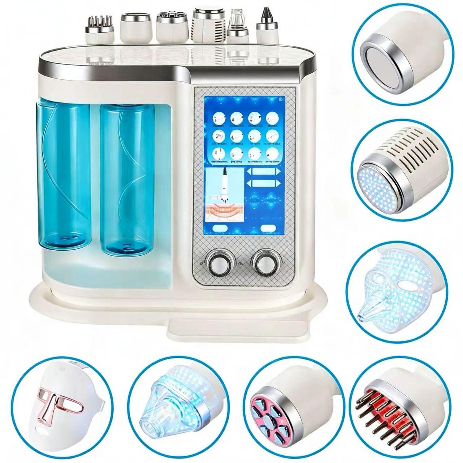 Máquina Hidrafacial HydraGlow 7 en 1 + Electroporador