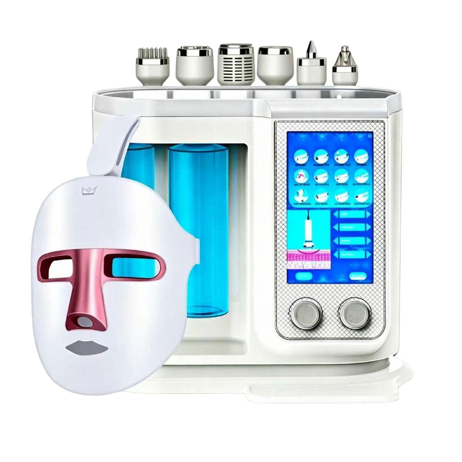 Máquina Hidrafacial HydraGlow 7 en 1 + Electroporador