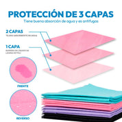 Babero Dental Impermeable Campo De Trabajo 125 Uni