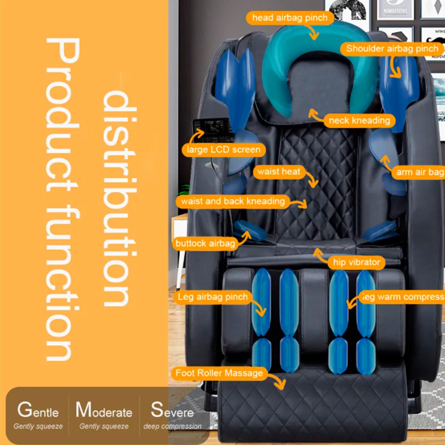 Sillón de Masajes Zero Gravity Shiatsu